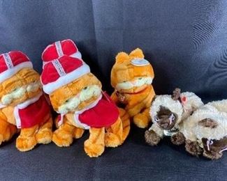 Ty Beanie Baby GARFIELD Plush Stuffed Animal Cat Nermal