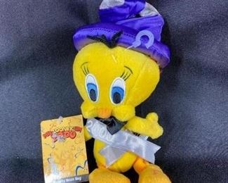 Tweety Bird Millooneyum 2000 Bean Bag Plush Stuffed Animal