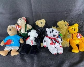 Mixed Plush Bear Lot Beanie Baby Planet Plush