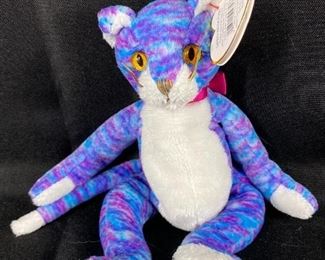 Colorful Cat Plush Stuffed Animal KOOKY Ty Beanie Baby
