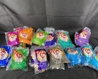 Two Complete Sets of Ty Beanie Baby McDonalds Happy Meal Toy Plush Animals