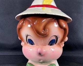 Vintage Pinocchio Cookie Jar
