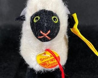 Small Steiff Plush Ram Goat Snucki Stuffed Animal