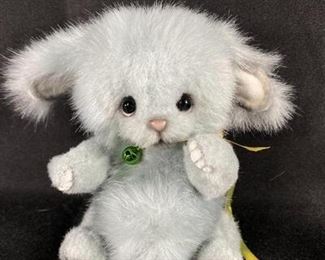 Small Adorable Fuzzy Bunny Rabbit with Jointed Limbs