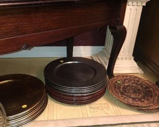 Buffet, Rug and Chargers 