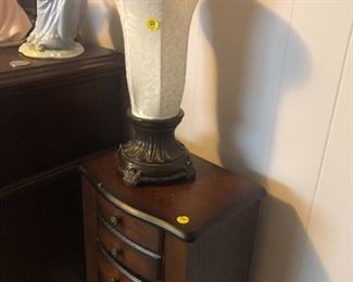Jewelry Chest and Lamp