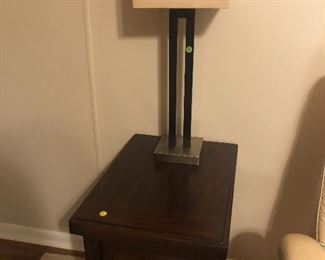 End Table and lamp