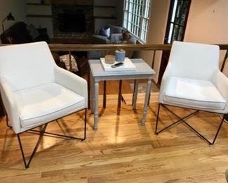 Pair West Elm chairs