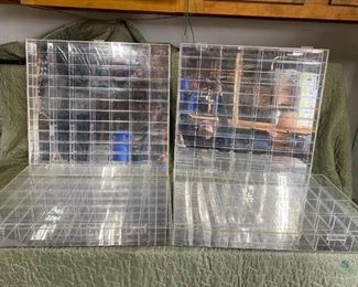 Plexiglass Hot Wheels Display Cases
With mirrored backs. Some scratches on plexiglass covers. In used condition. 4 in lot.
MEASUREMENTS Small: H 23.75" x W 17.75" x D 2.5", Medium: H 25.75" x W 16.75" x D 2.5", Large (2): H 22.75" x W 24" x D 2"