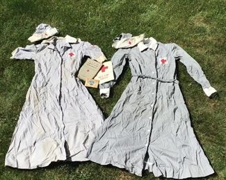 WW2 Red Cross Gray Lady volunteer uniforms 