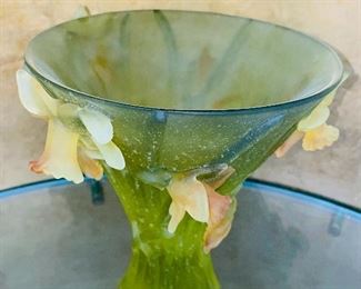 $1,650 EACH
DAUM NANCY LARGE JONQUILLE / DAFFODIL VASE 9 5/8" SIGNED -2 AVAILABLE