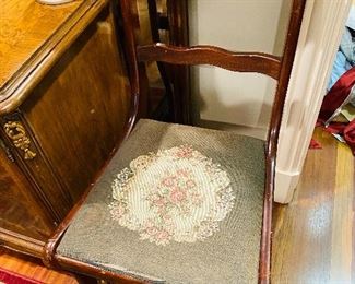 $50 EACH
2 NEEDLEPOINT SIDE CHAIRS