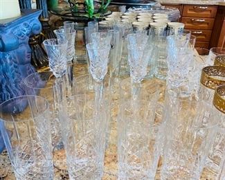 CRYSTAL WATER GLASSES