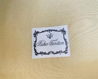 $1,800 EACH -3 BAKER FURNITURE MOHAIR VELVET UPHOLSTERED CHAIRS 34.5”W x 42”D x 33.5”H