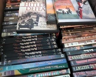 Many, many DVDs