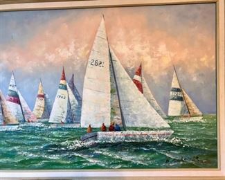 Sailing Painting