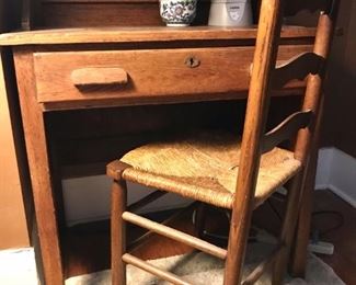 Vintage Writing Desk & Chair