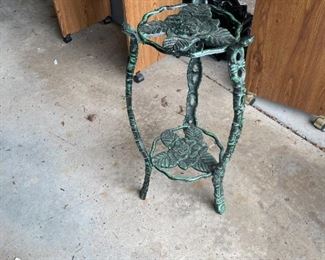 . . . a great wrought-iron plant stand