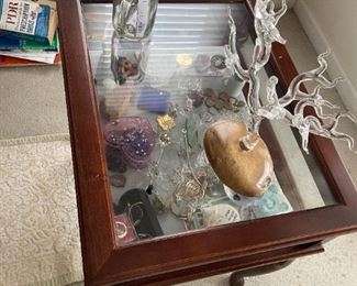 . . . a display end table