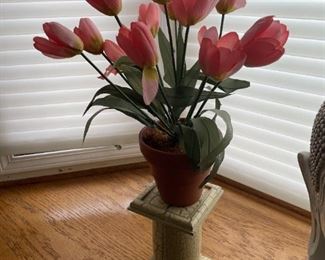 . . . faux flower arrangement