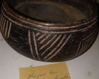 Mayan Bowl Pre Coulumian 6\4 in perfect!!! Guatamala bought at auction 
150. 00 