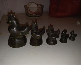 Antique Bronze weights for opium scales. 100.00