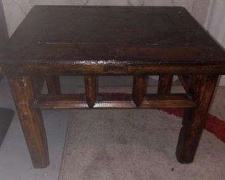 Small hard wood Chinese table
11 in tall 
15 wide 
175.00