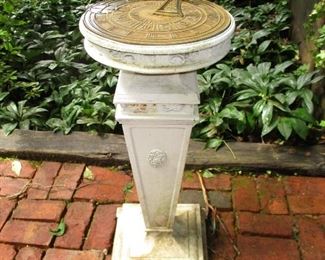 pedestal sun dial