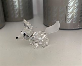 #129	Swarovski Fox 	 $25.00 
