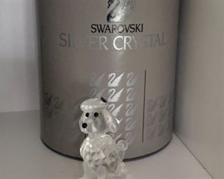 #134	swarovski poodle  7619	 $30.00 
