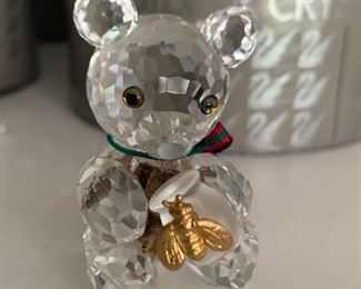 #135	Swarovski Bear w/ribbon and bee	 $20.00 
