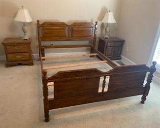 #8	summit queen size bed frame only 	 $125.00 
