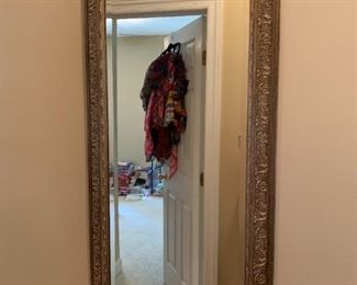 #11	gold silver bevel mirror 20x40	 $50.00 
