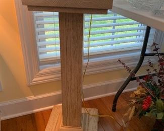 #40	white wash pedestal square 12 x 32	 $25.00 
