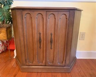#48	entry cabinet with 2 doors and 1 shelf 36x12x30	 $65.00 
