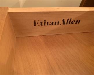 #52	Ethen Allan wood tea cart 1 drawer drop side 19-41x32x28	 $125.00 
