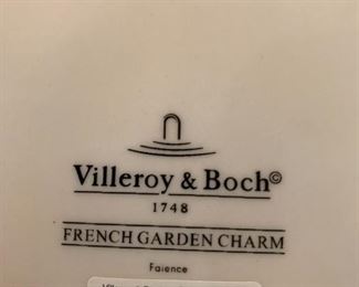 #90	Villeroy boch french garden charm 3 piece canister 	 $30.00 
