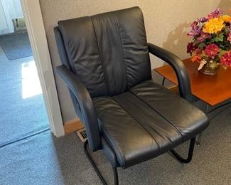 Chair Black Leather
