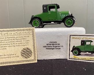 National Motor Museum Mint Authentic Collectible 1926 Chevy Superior V 2 Passenger Coupe