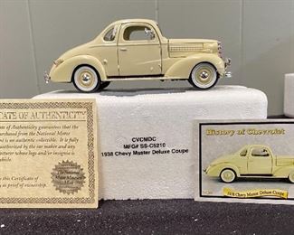 National Motor Museum Mint Authentic Collectible 1938 Chevy Master Deluxe Coupe