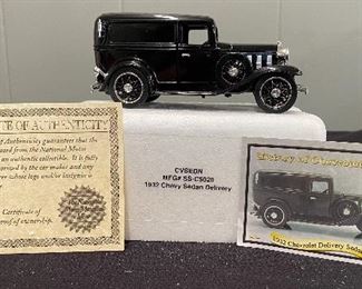 National Motor Museum Mint Authentic Collectible 1932 Chevy Delivery Sedan