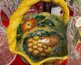 Assorted Serving Dishes and Household Decor