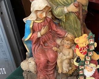 Holy Family Christmas Decor