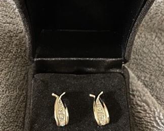 Fashion Jewelry 925 Sterling Silver CZ Earrings