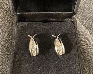 Fashion Jewelry 925 Sterling Silver CZ Earrings