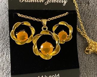 Fashion Jewelry 14K Gold Filled Citrine