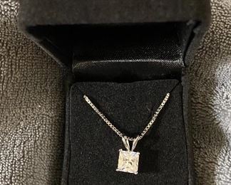 Fashion Jewelry 925 Sterling Silver CZ Pendant