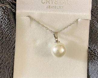 Fashion Jewelry 925 Sterling Silver Pearl Pendant