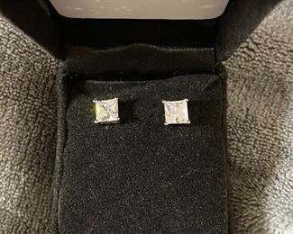 Fashion Jewelry 925 Sterling Silver CZ Earrings