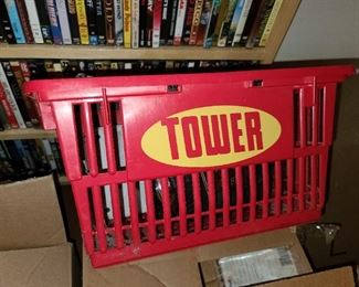 Original Tower Records Shopping Basket